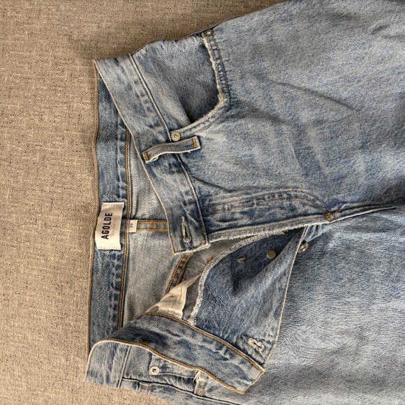 AGOLDE Criss Cross Upsized Jean in Suburbia - Picture 3 of 5